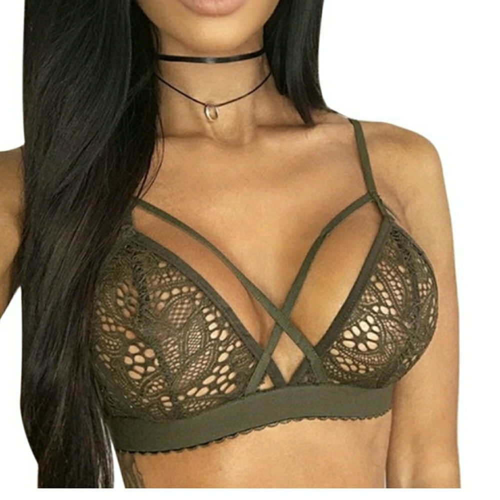 New "Mi Amor" Bra Olive